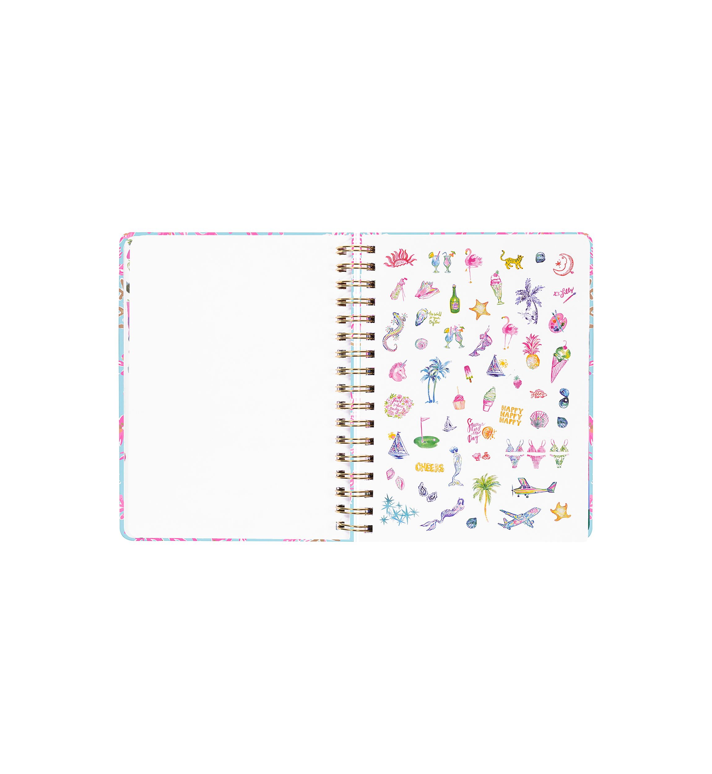 Royal Coral Large 17 Month Agenda