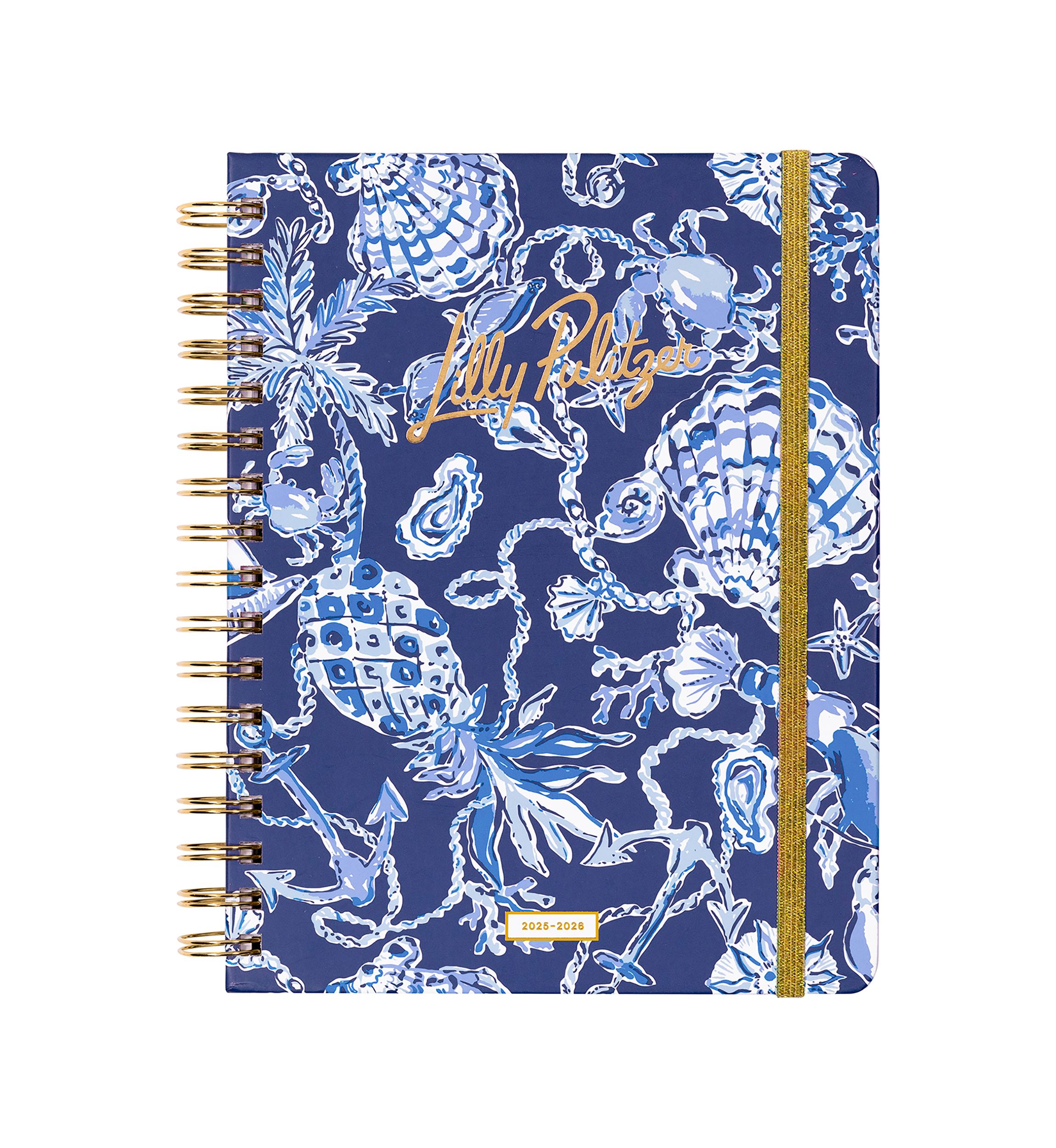 Large 17 Month Agenda, Sapphire Pool Barefoot Beachcomber