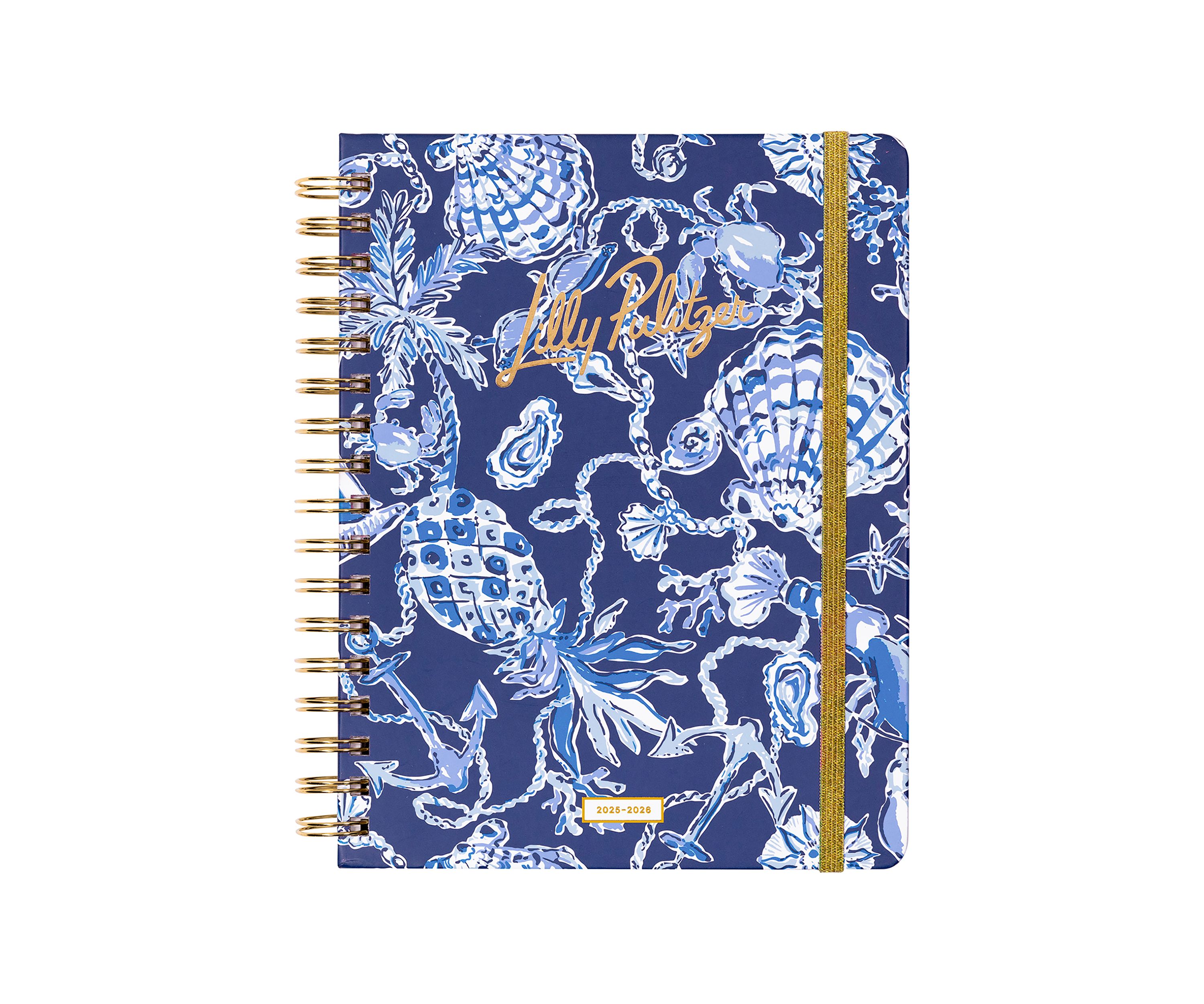 Large 17 Month Agenda, Sapphire Pool Barefoot Beachcomber