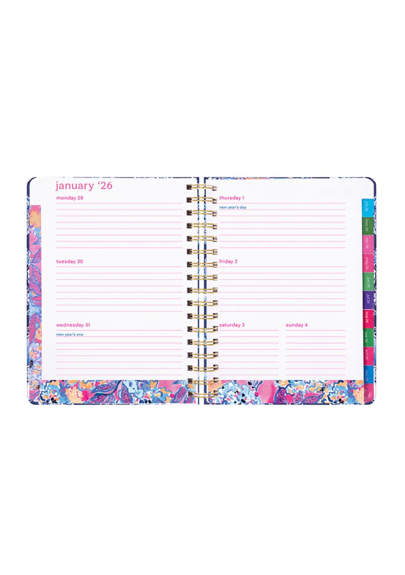Large 17 Month Agenda, Sapphire Pool Barefoot Beachcomber