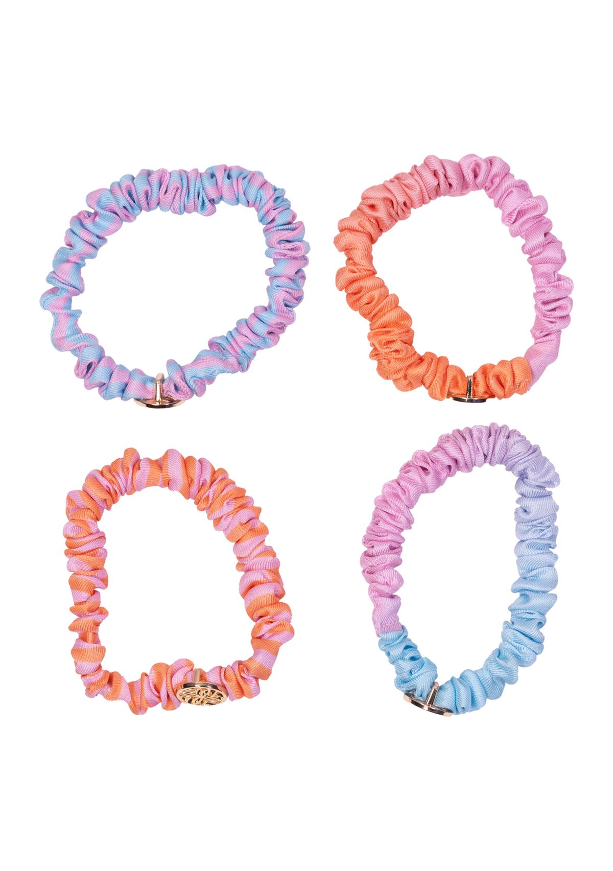 Assorted Mini Scrunchies - Set of 4