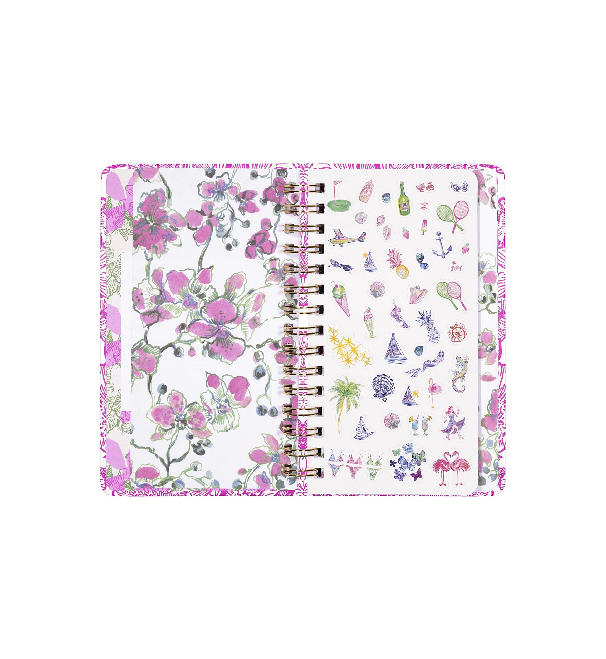 Medium 12 Month Agenda, Unforgettable Pink