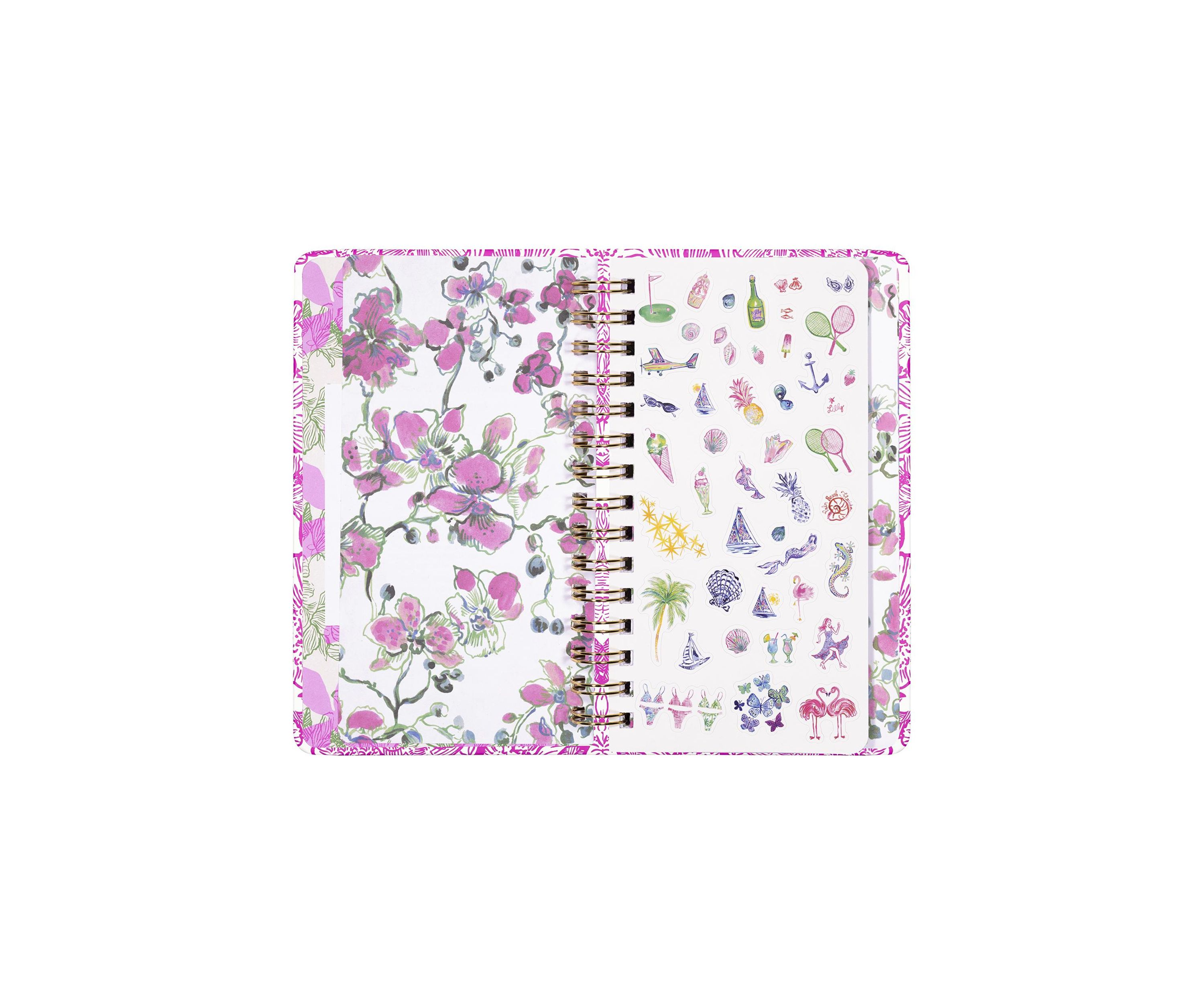 Medium 12 Month Agenda, Unforgettable Pink