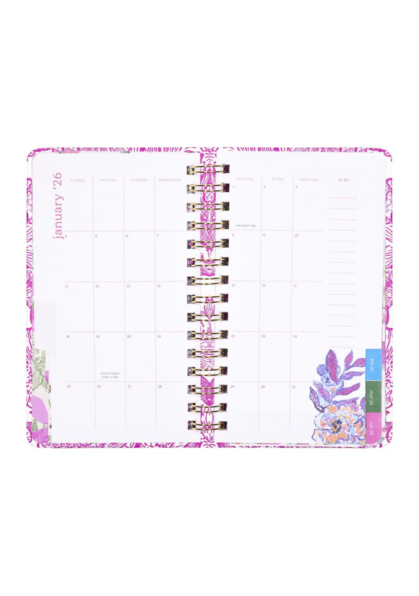 Medium 12 Month Agenda, Unforgettable Pink