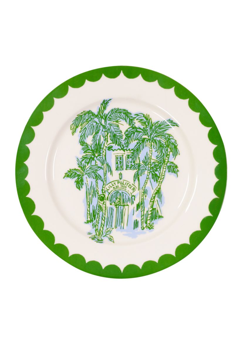 Ceramic Salad Plate Set, Endless Summer Motif