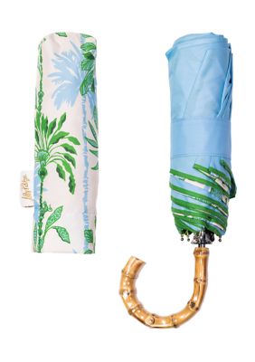 lilly pulitzer umbrella patio for Women for Golfing/Beach/Travel, Large Cute Umbrella for Rain or Sun, Via Amore Spritzer : Sports & Outdoors designed to bring coastal charm wherever the weather takes you Travel Umbrella in Wild Confetti