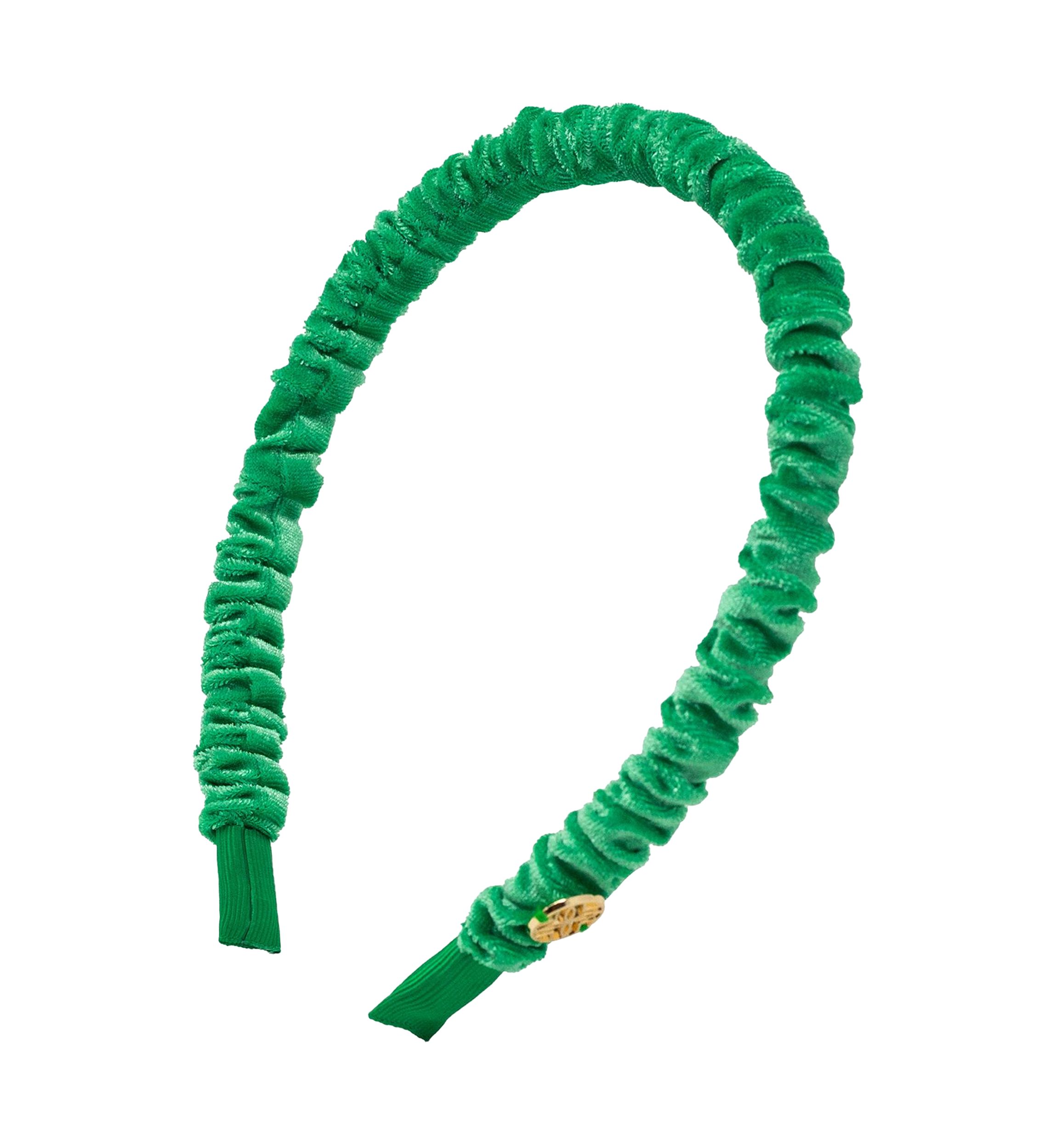 Velvet Scrunchie Headband, Kitts Green
