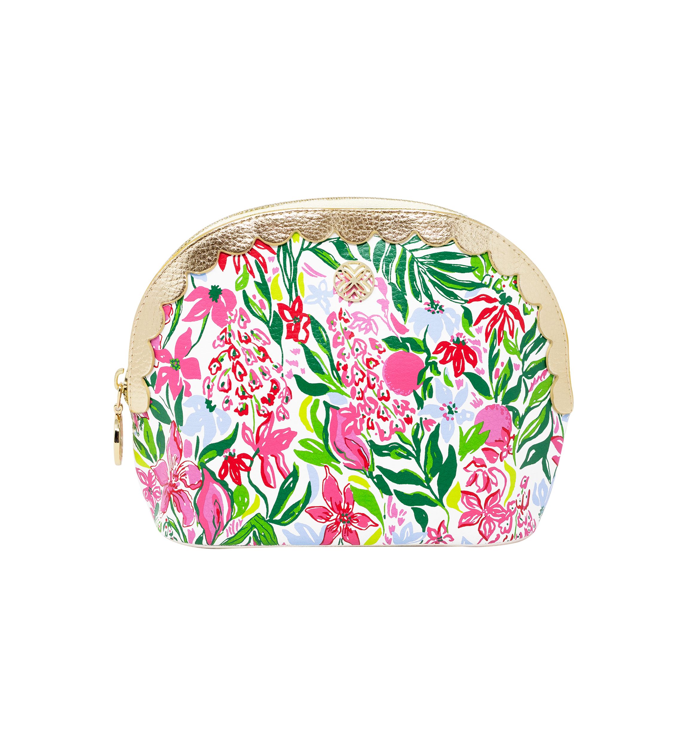 Scallop Pouch Set, Glowing Gardens/Feeling Poppy