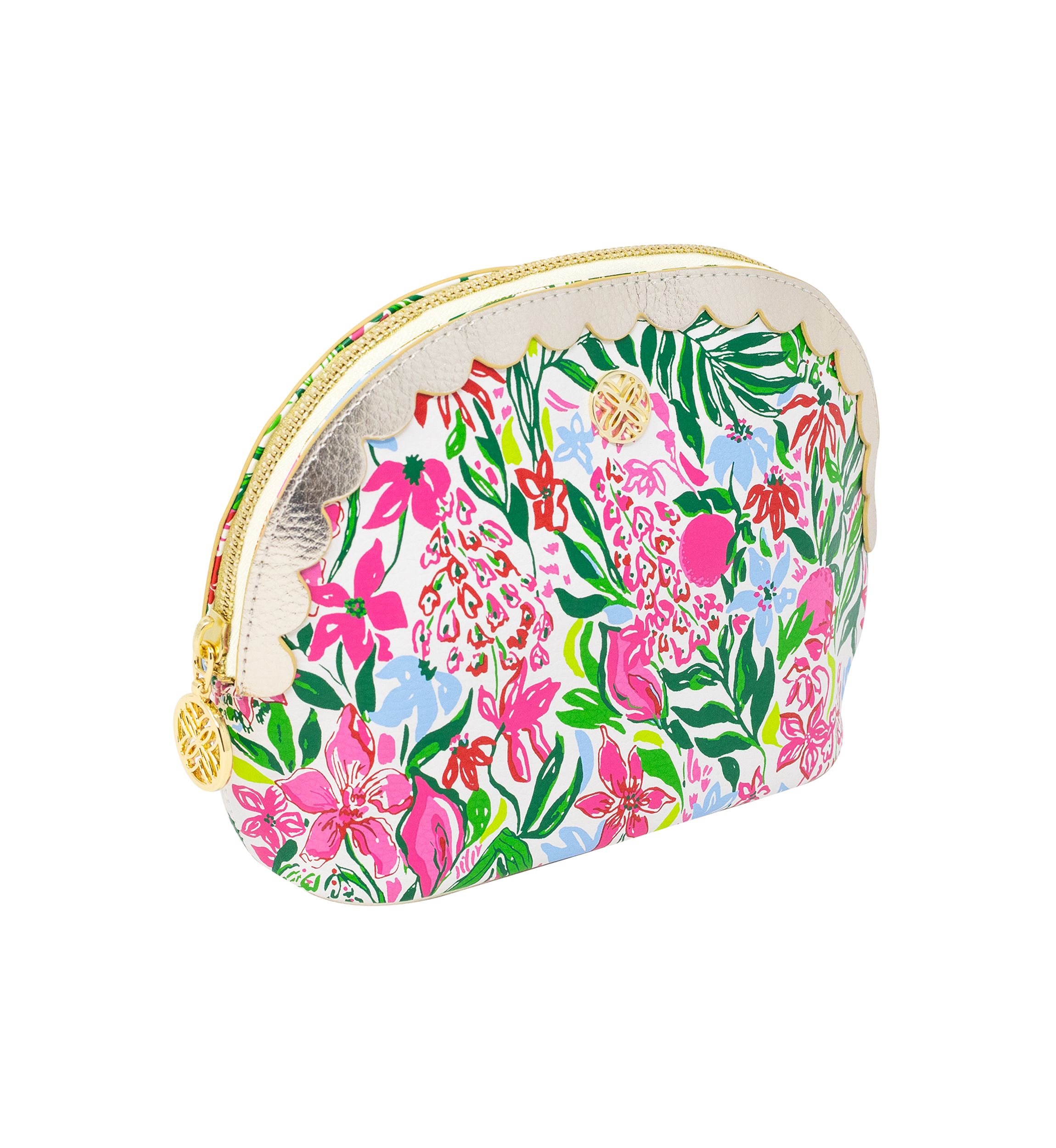 Scallop Pouch Set, Glowing Gardens/Feeling Poppy