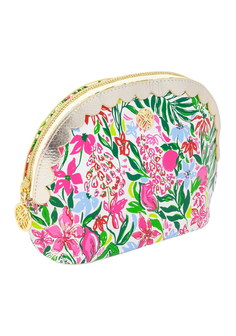 Scallop Pouch Set, Glowing Gardens/Feeling Poppy