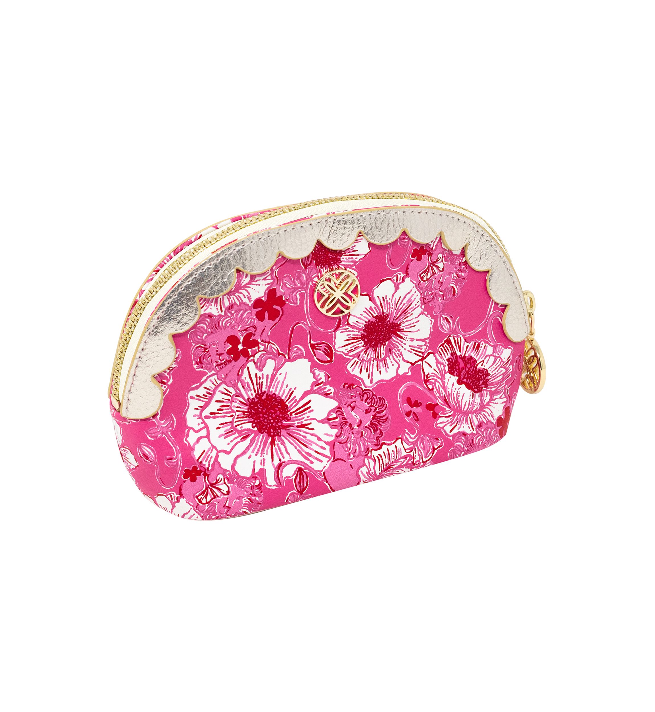 Scallop Pouch Set, Glowing Gardens/Feeling Poppy