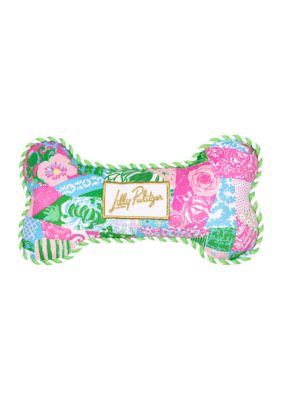 Lilly Pulitzer Crazy Quilt Home Pet Toy