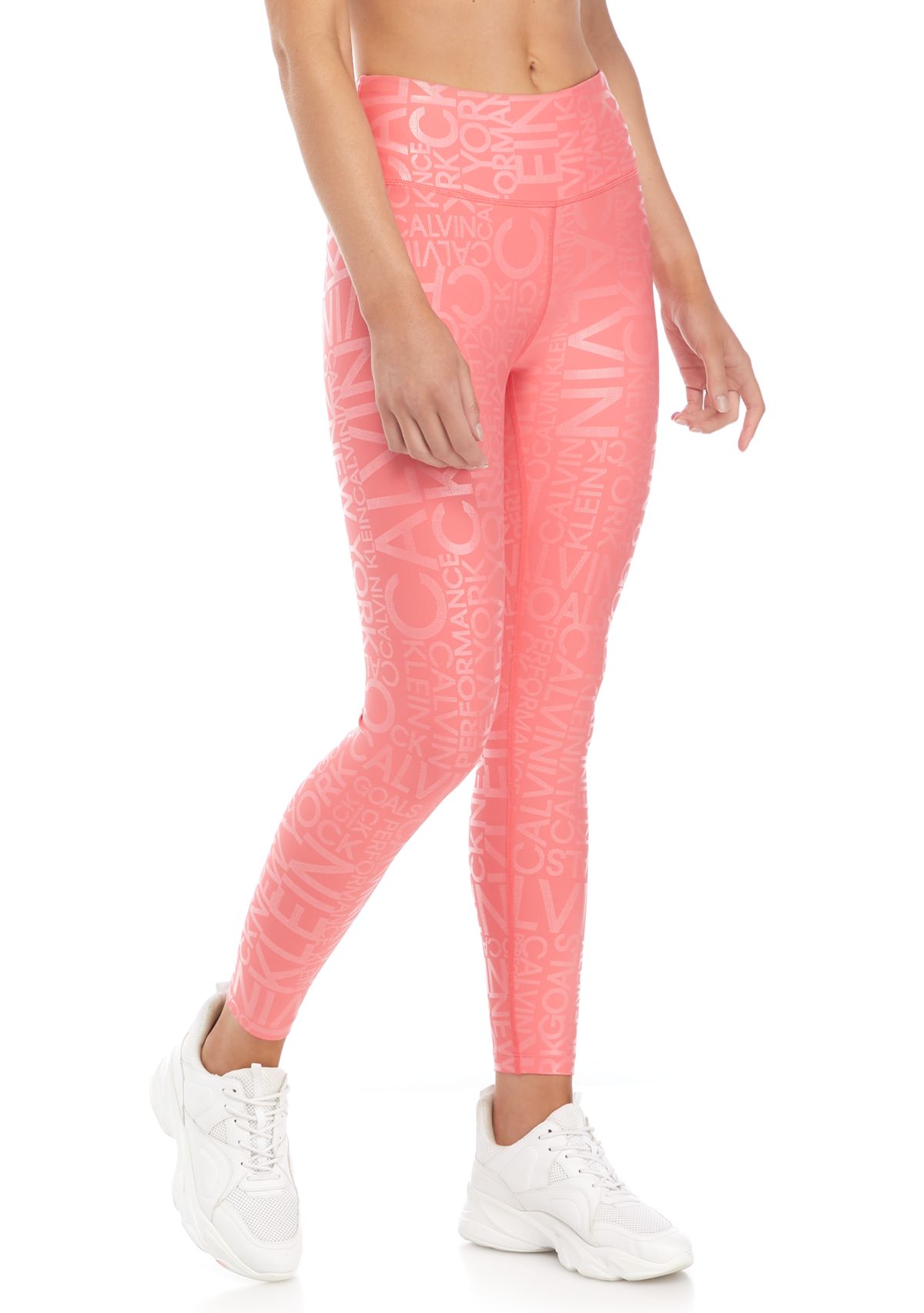 Foil Animal Print High Waist 7/8 Leggings 