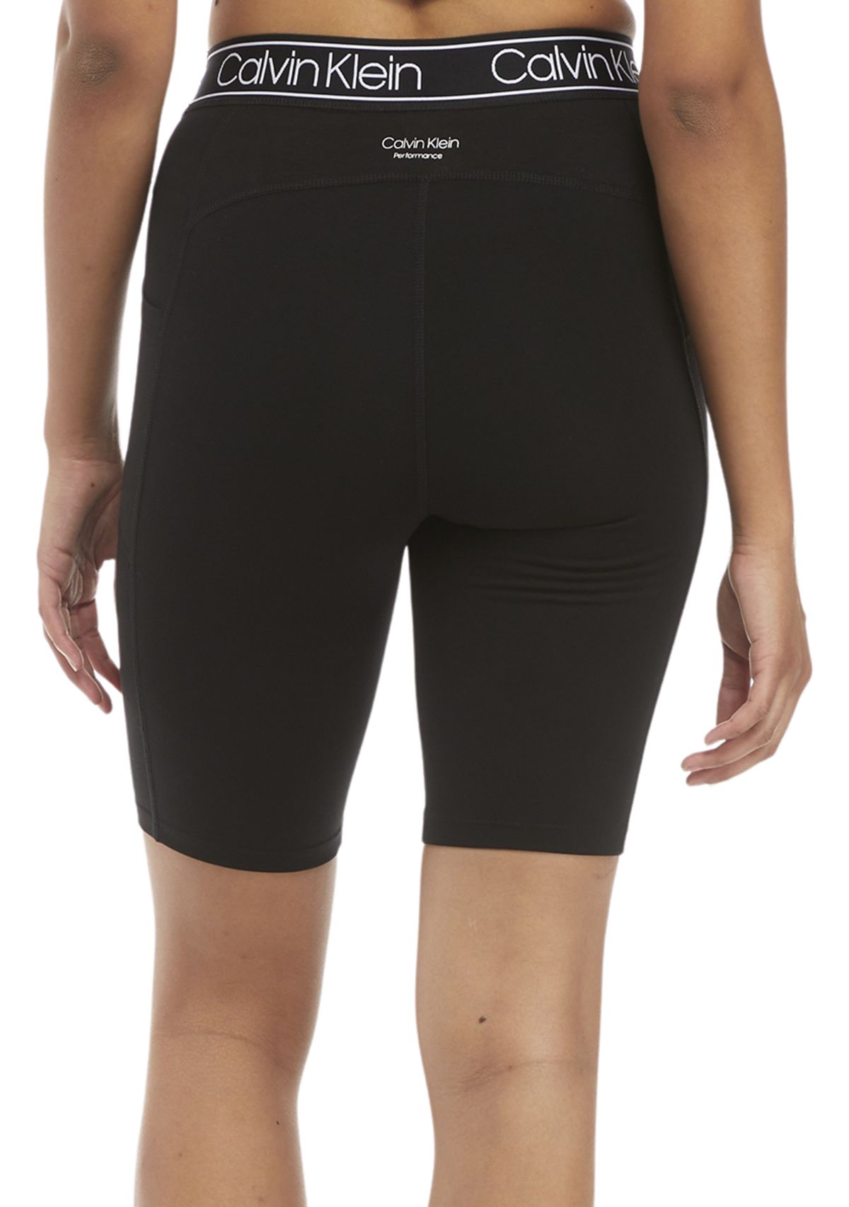 Large Waistband Bike Shorts with Cell Phone Pocket