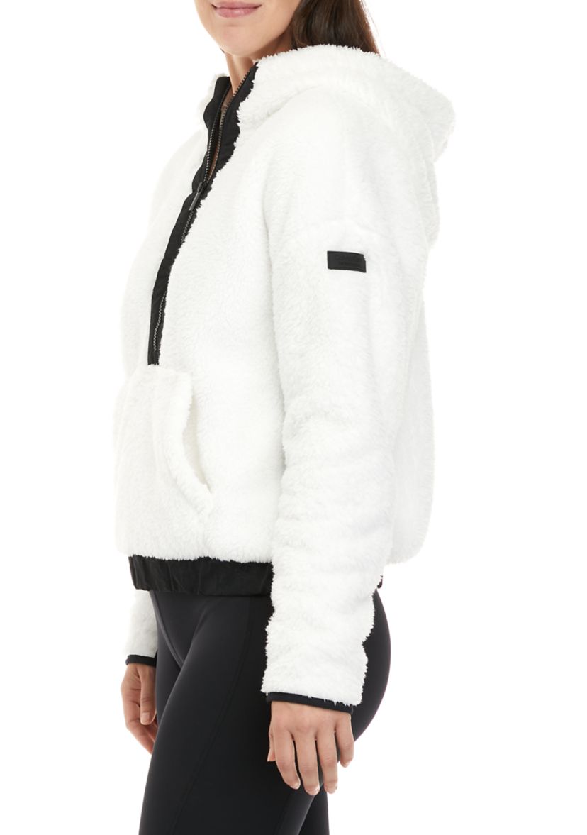1/4 Zip Sherpa Pullover Jacket