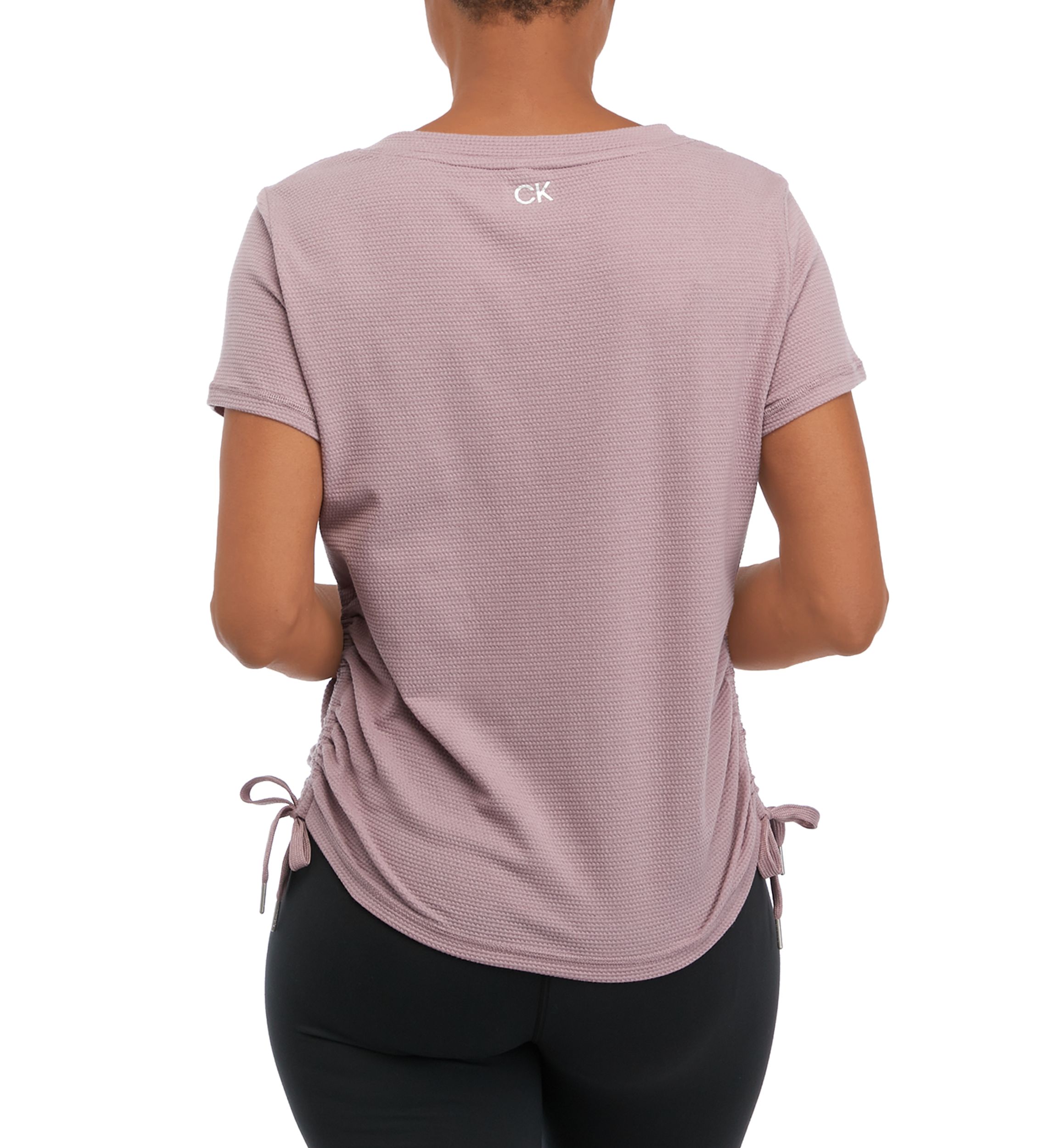 Ruched Side Short Sleeve Top