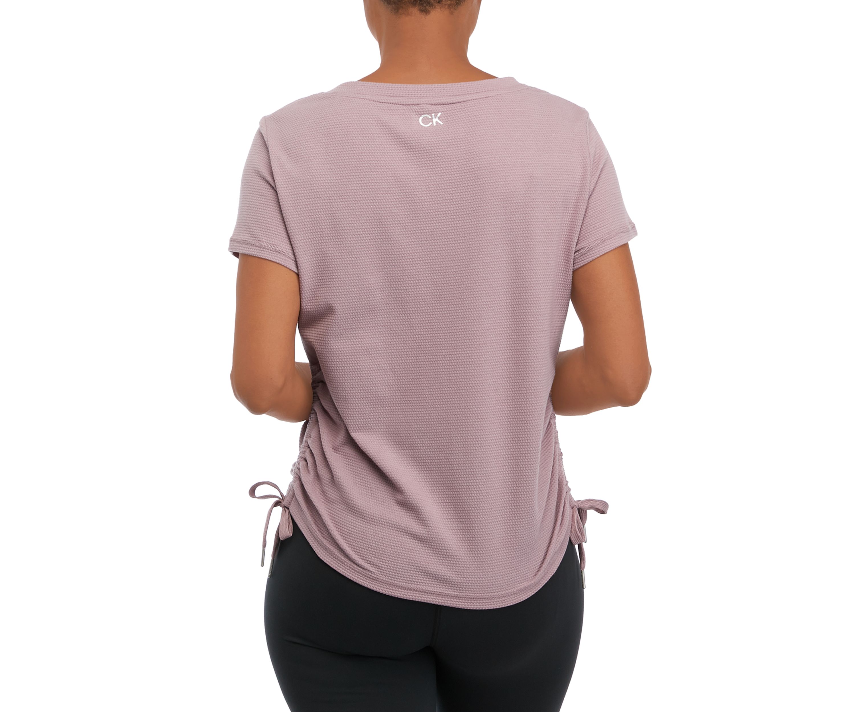 Ruched Side Short Sleeve Top