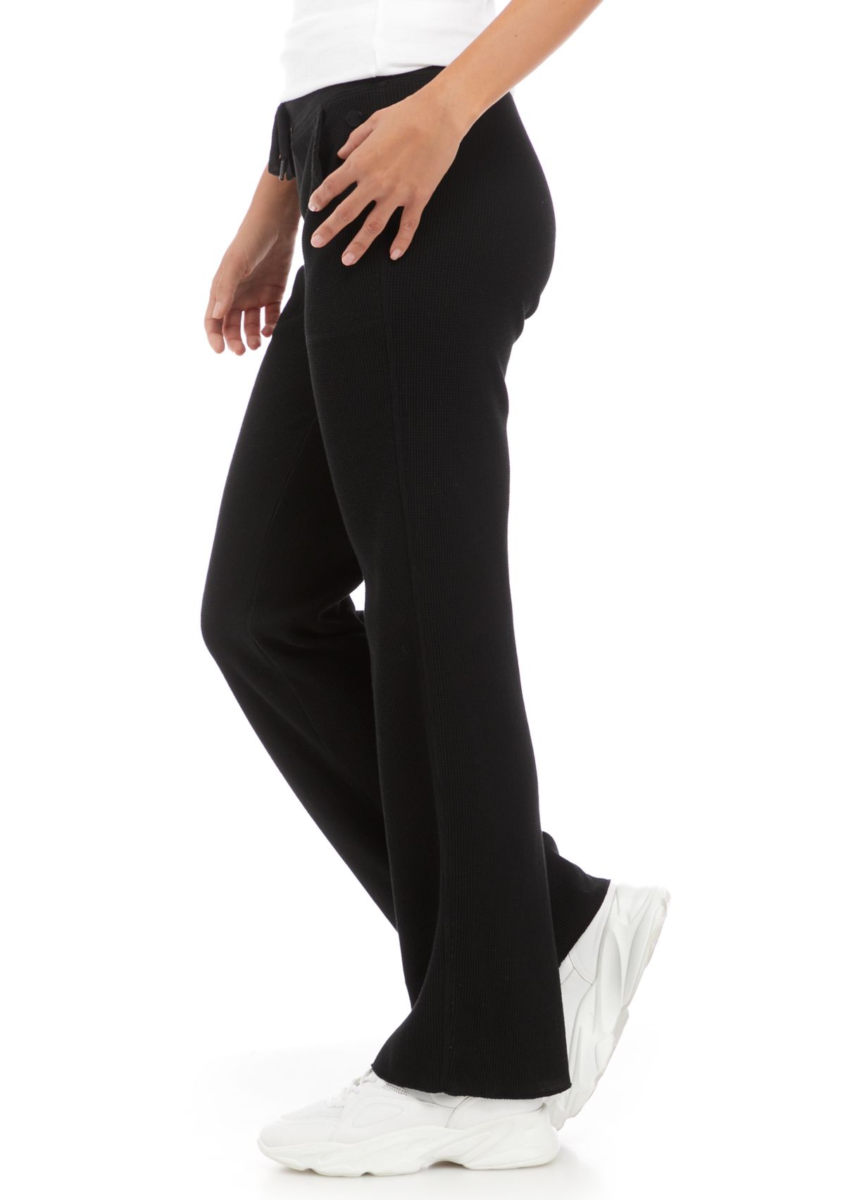 Thermal Wide Leg Pants