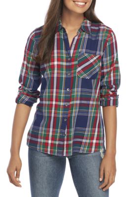 belk mens plaid shirts