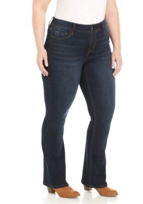 TRUE CRAFT Plus Size Midrise Bootcut Jeans | belk