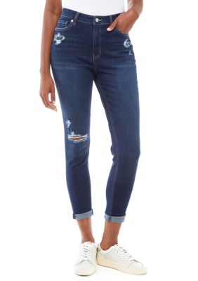 Marshalls Juniors Ankle Skinny High Rise Basic Jeans, Juniors