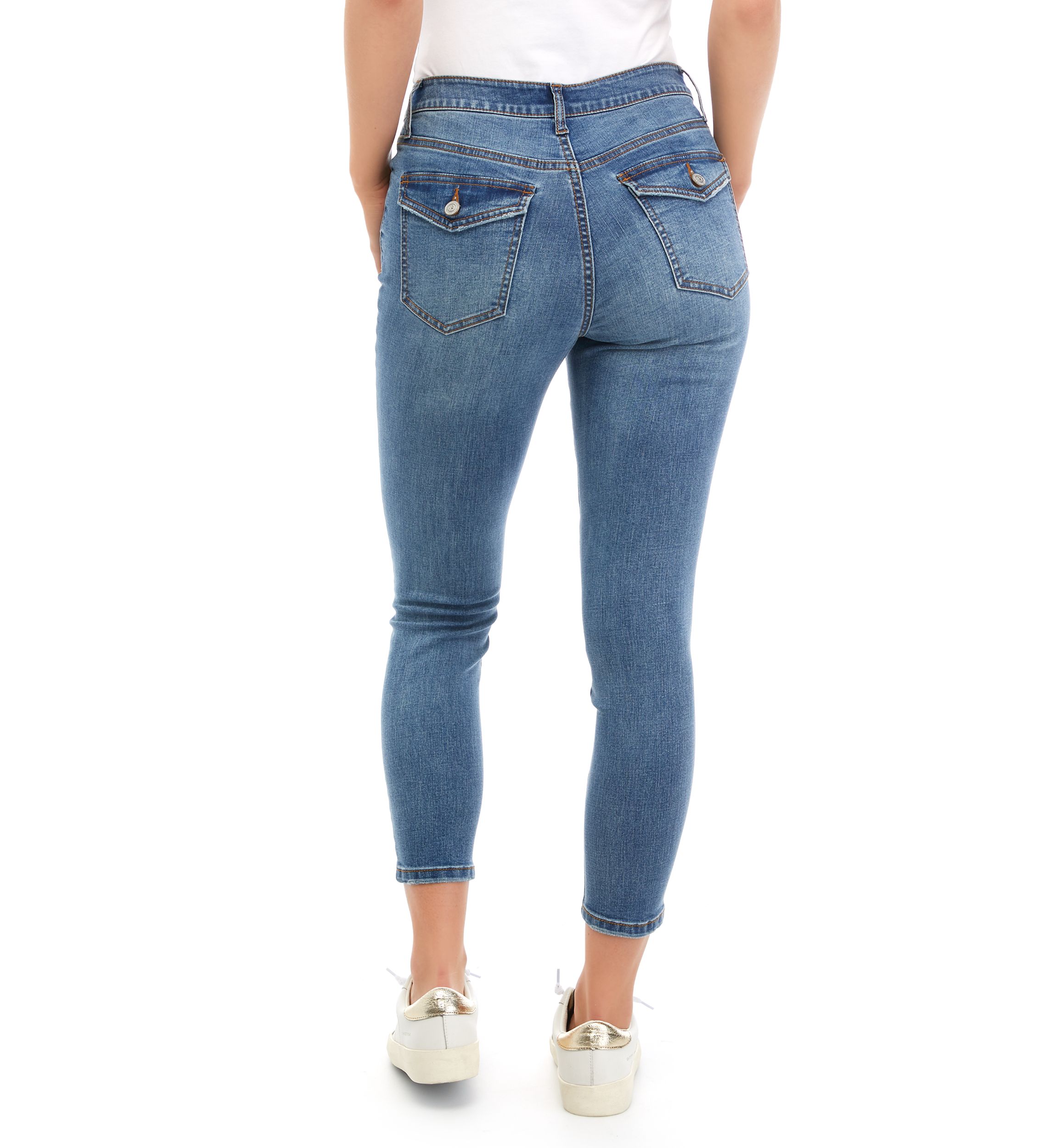 Mid Rise Skinny Jeans