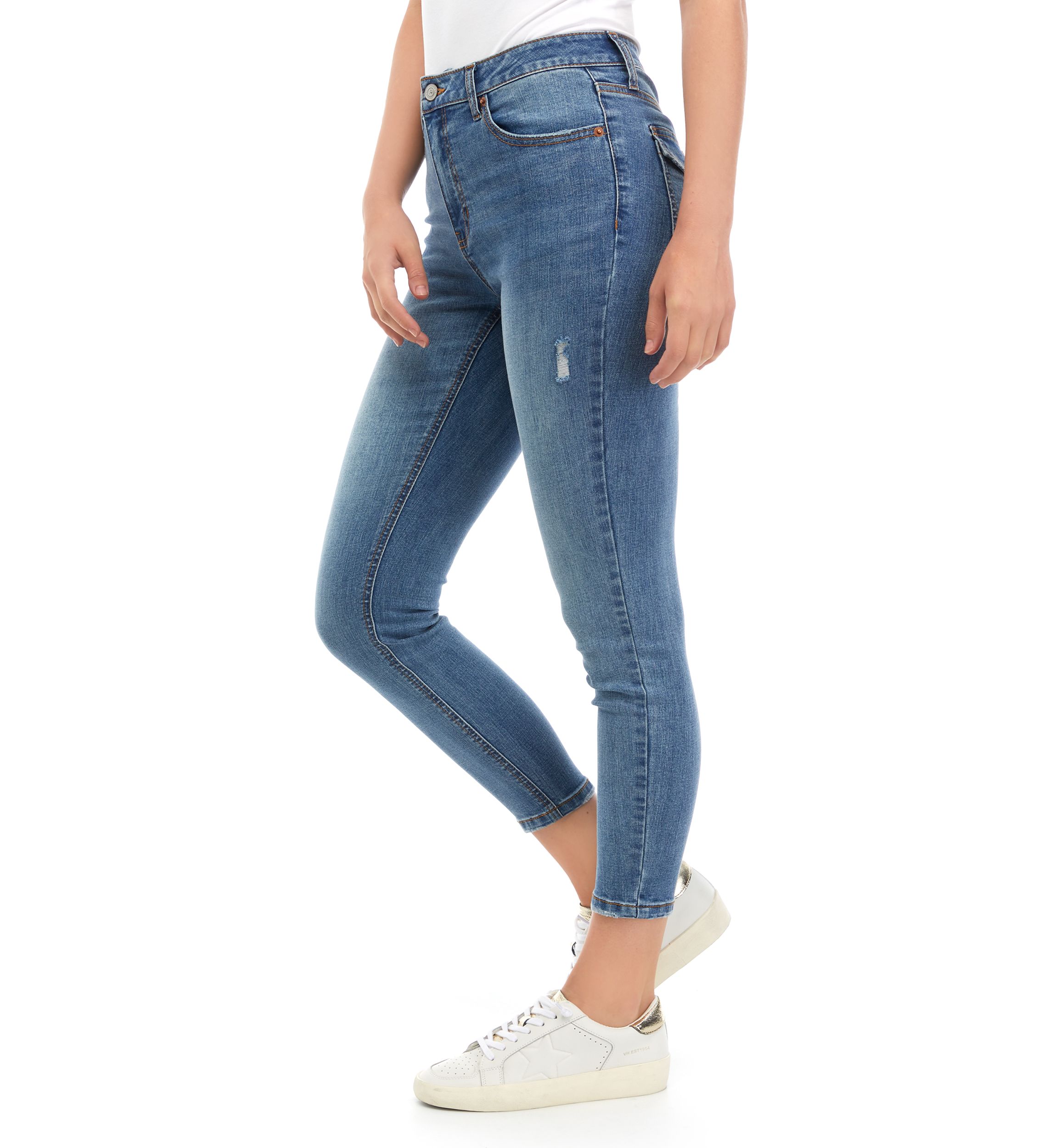Mid Rise Skinny Jeans
