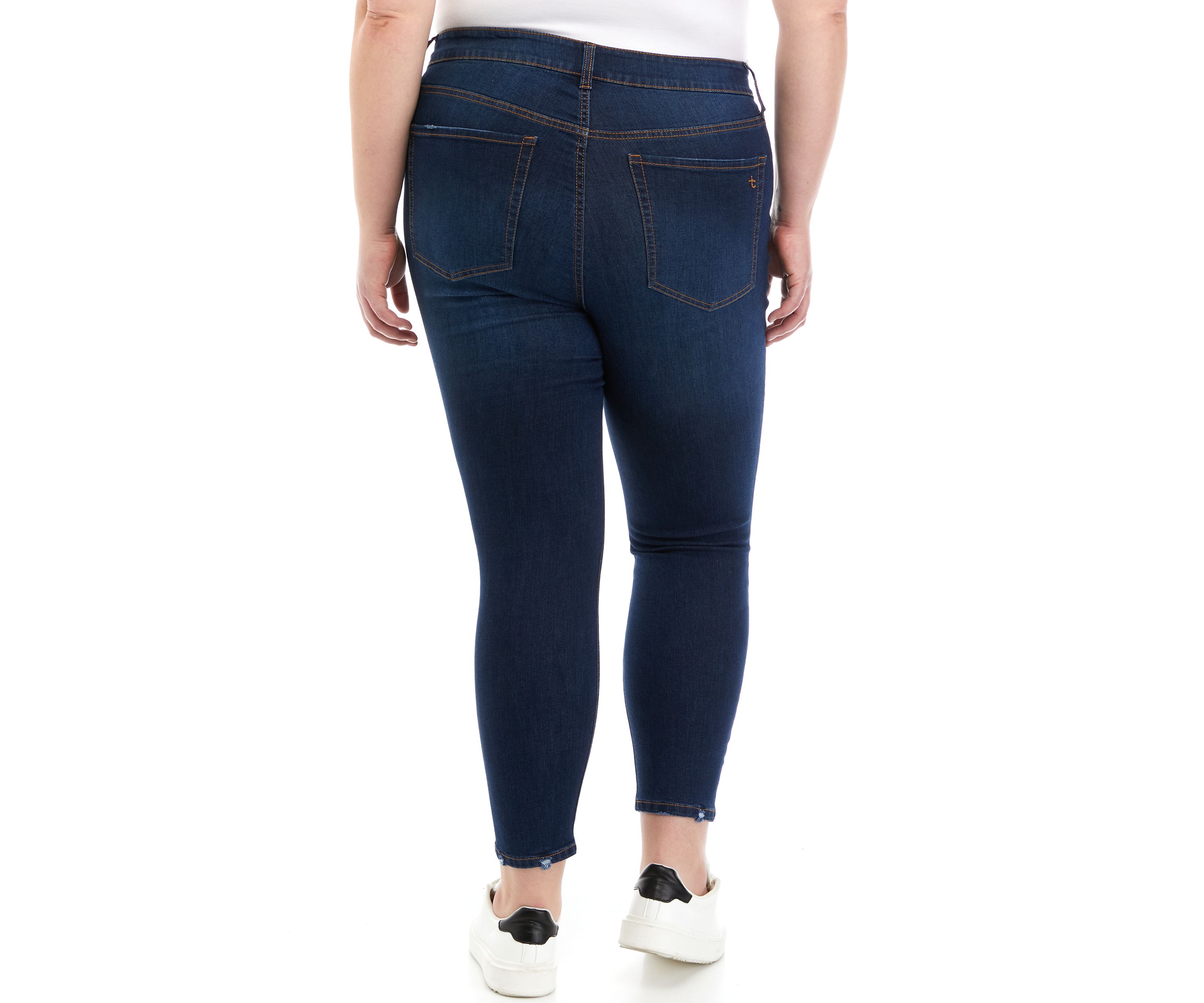 TRUE CRAFT Plus Size High Rise Skinny Jeans | Belk