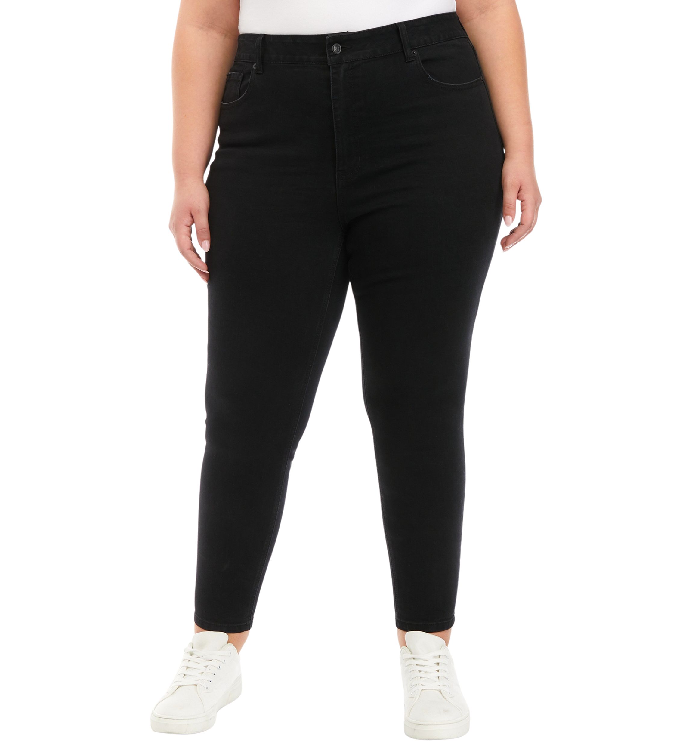 Plus Size High Rise Skinny Jeans 