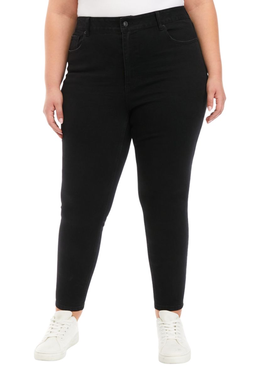 Plus Size High Rise Skinny Jeans 