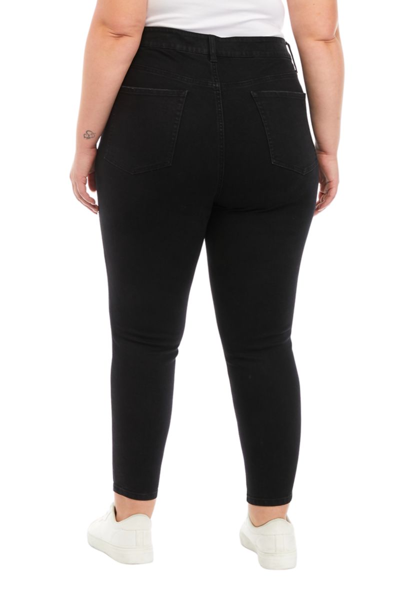 Plus Size High Rise Skinny Jeans 