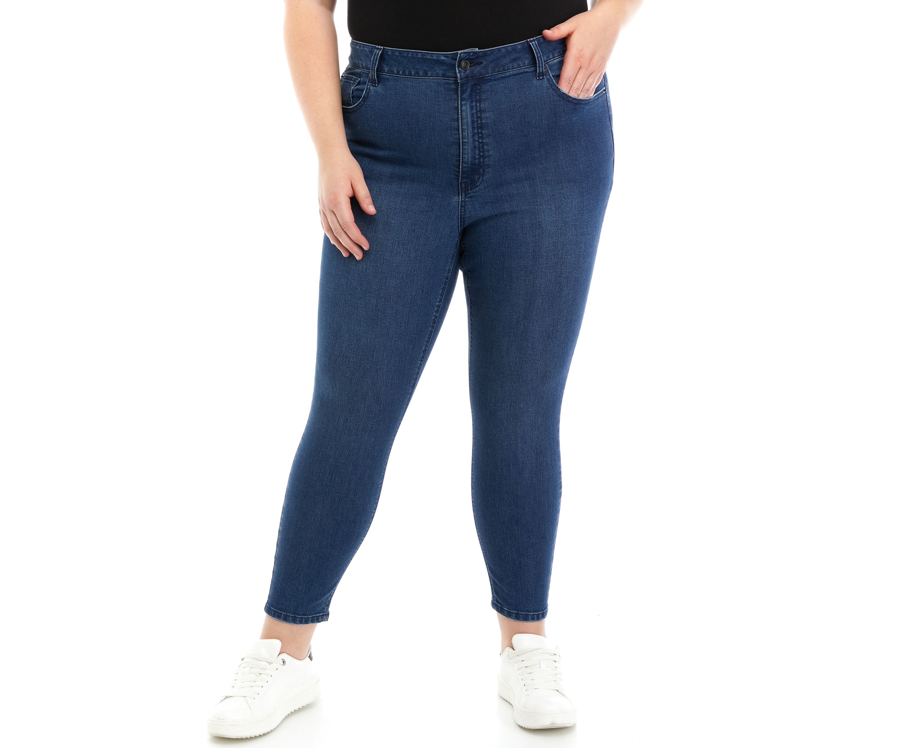 Plus Size High Rise Skinny Jeans 