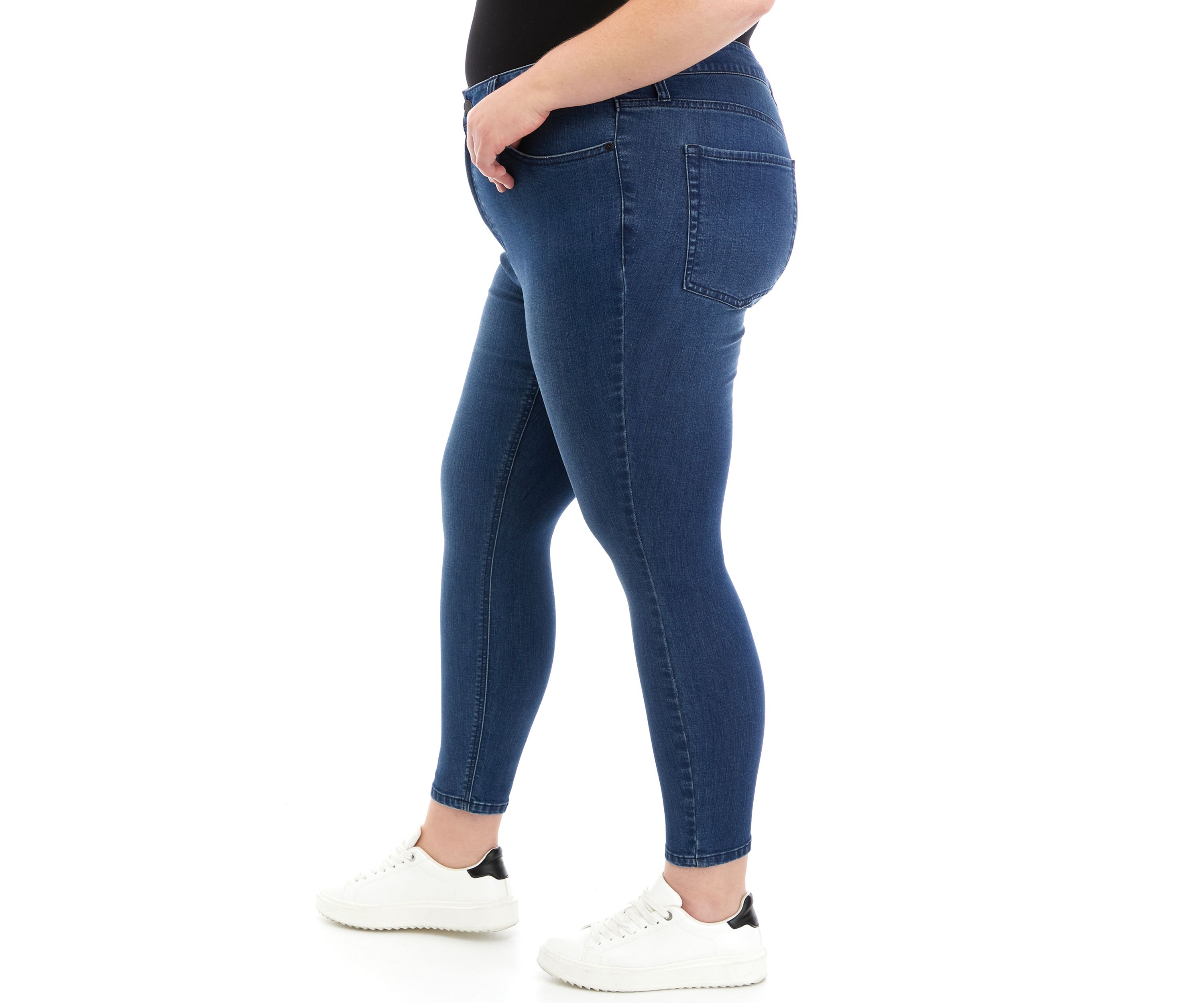 Plus Size High Rise Skinny Jeans 