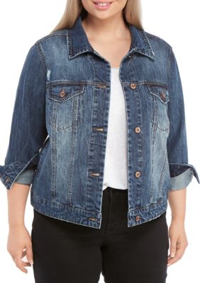 TRUE CRAFT Plus Size Denim Jacket | belk