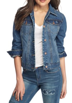 TRUE CRAFT Basic Denim Jacket With Abrasion | belk