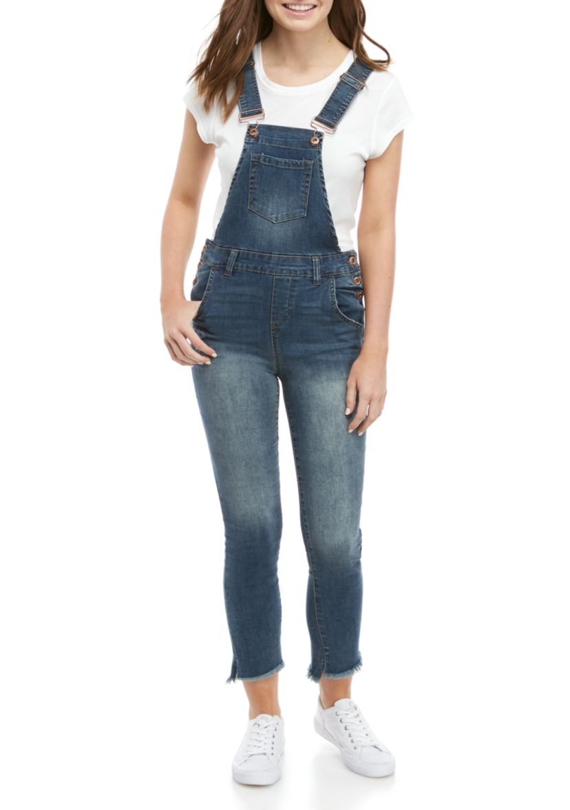Straight Denim Overalls