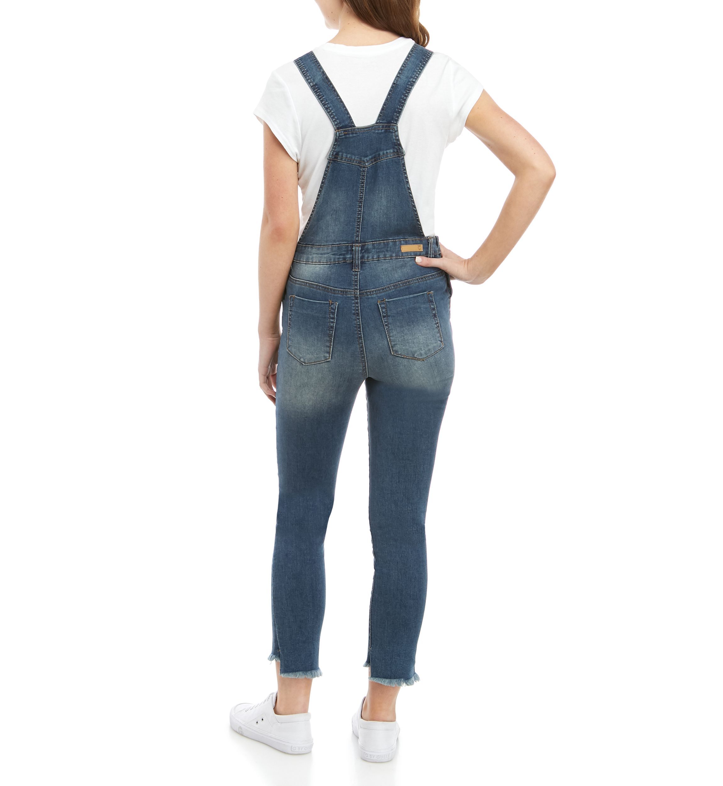 Straight Denim Overalls
