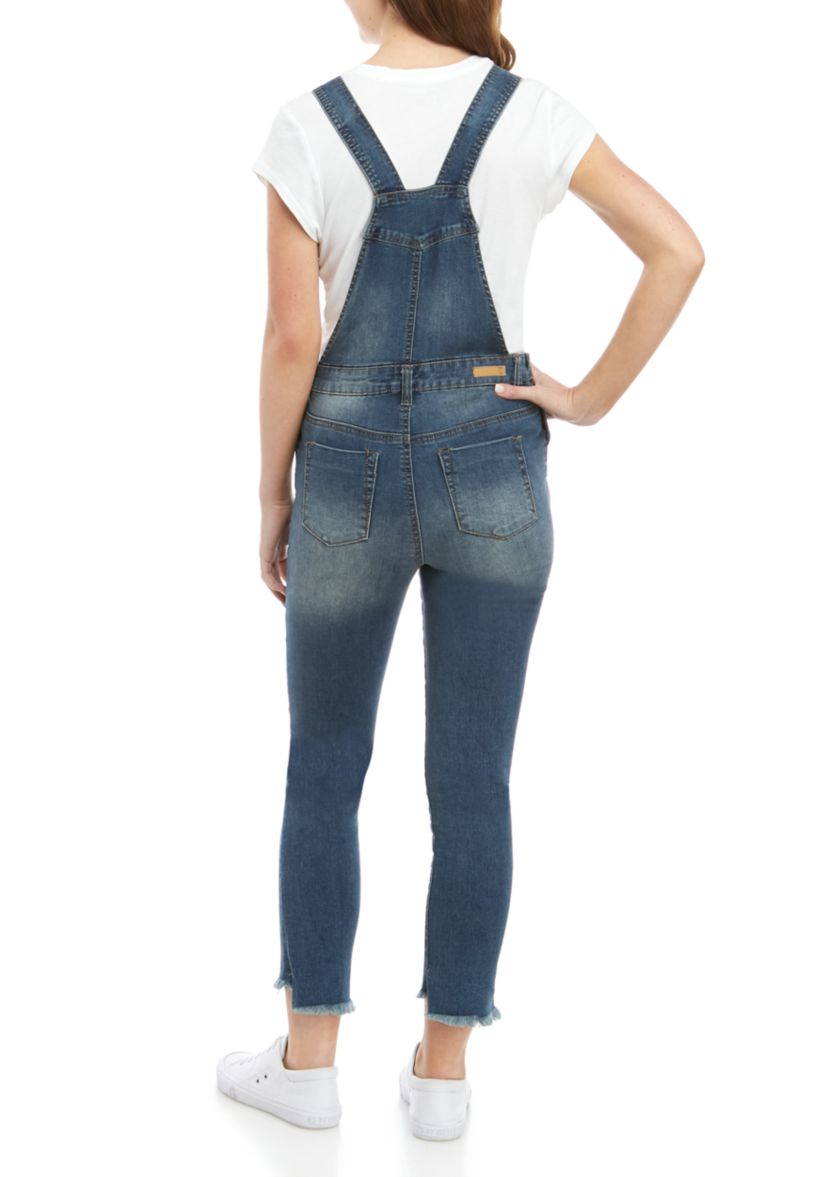 Straight Denim Overalls