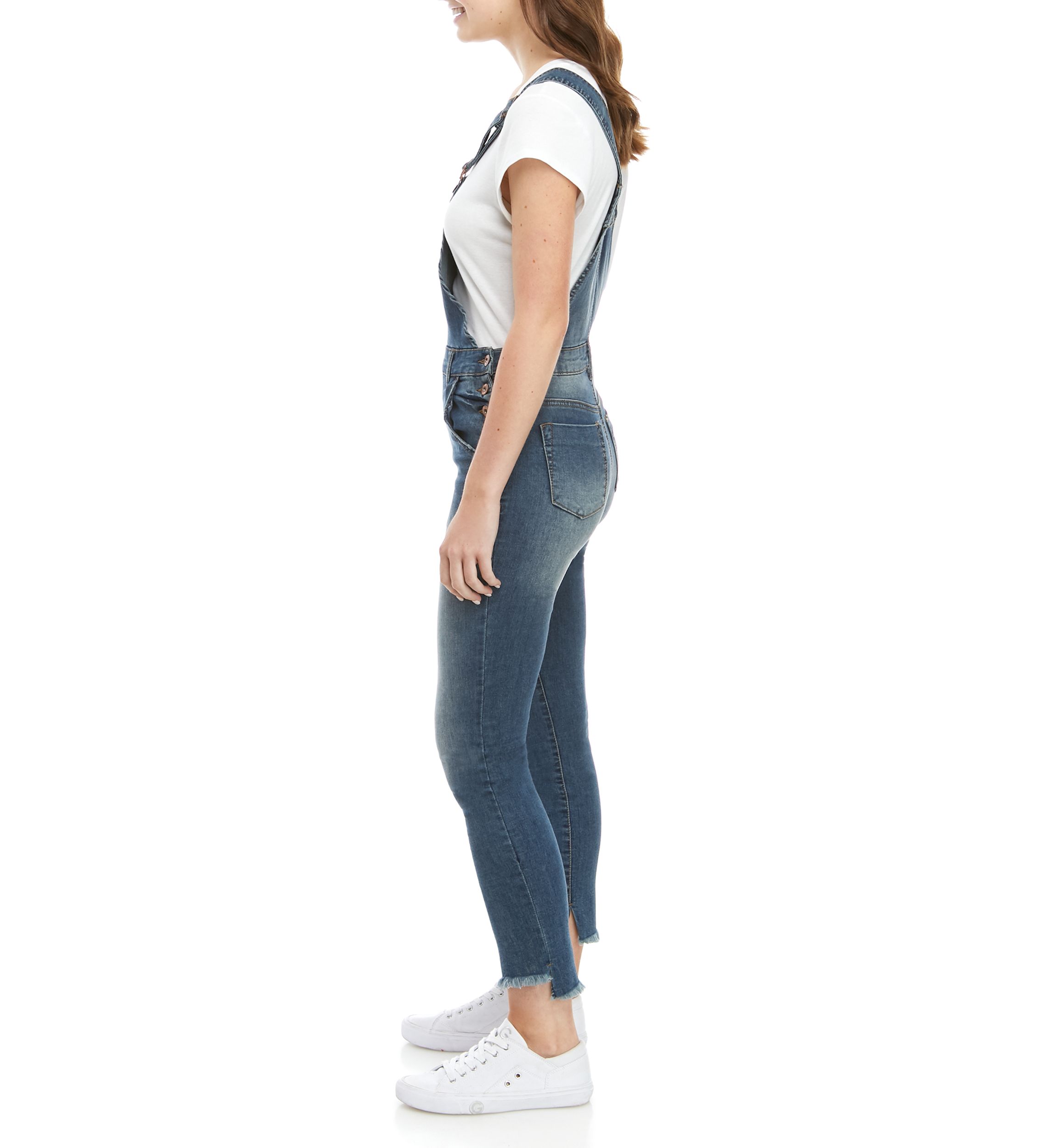 Straight Denim Overalls