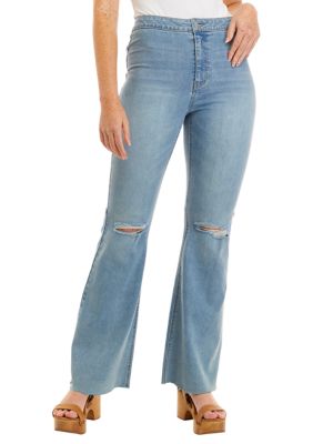 Grace In LA Girls Youth Flare Jeans GL9427 - Jackson's Western