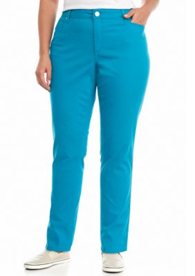 New Directions® Weekend Plus Twill Pants - Belk.com