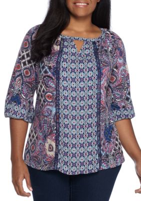 New Directions® Plus Size Knit Top | belk