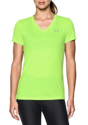 Under Armour® Threadborne Short Sleeve V-Neck Top