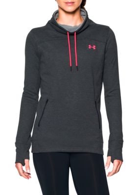 under armour featherweight fleece crop