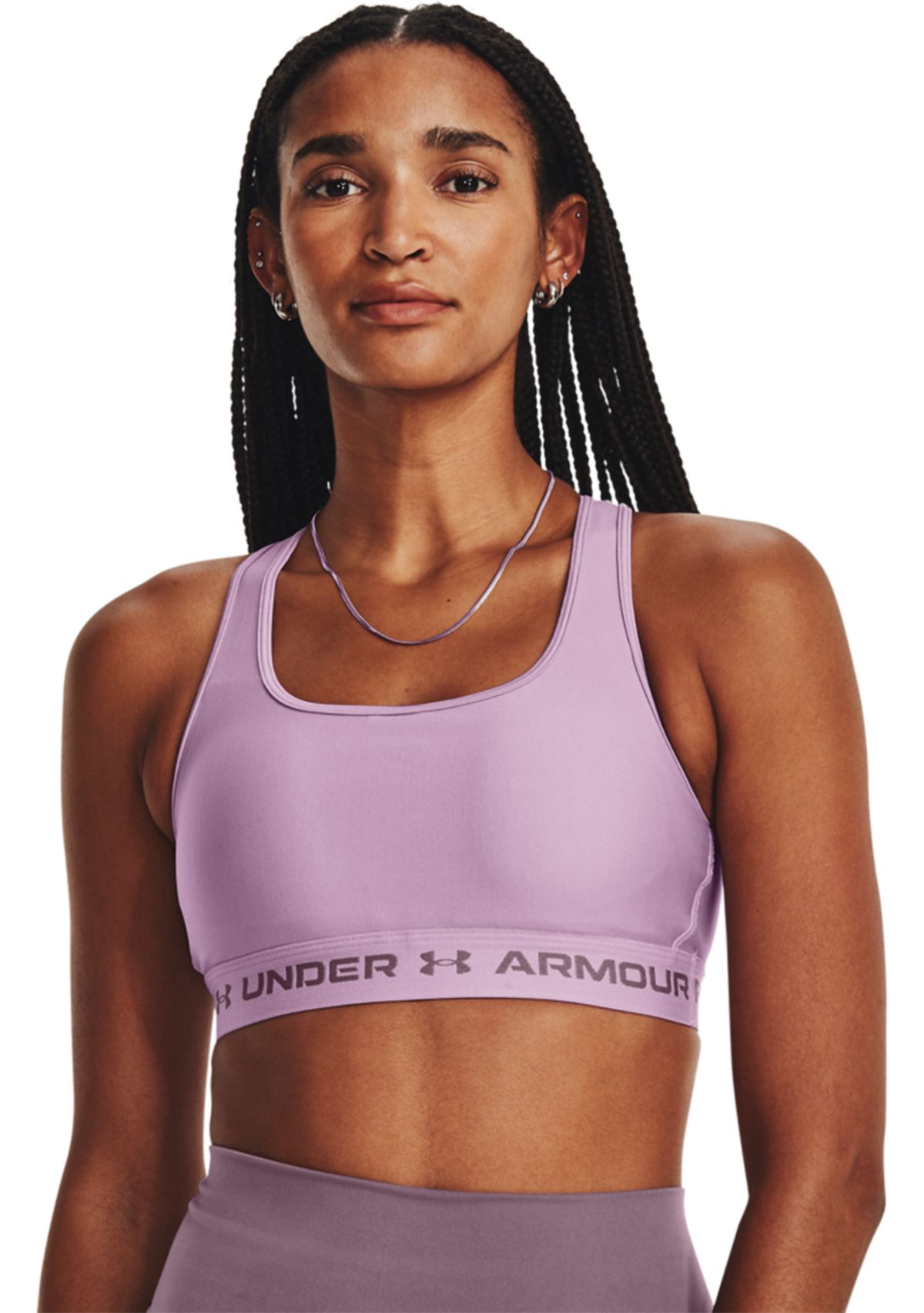 Womens Cross Back Mid Sports Bra