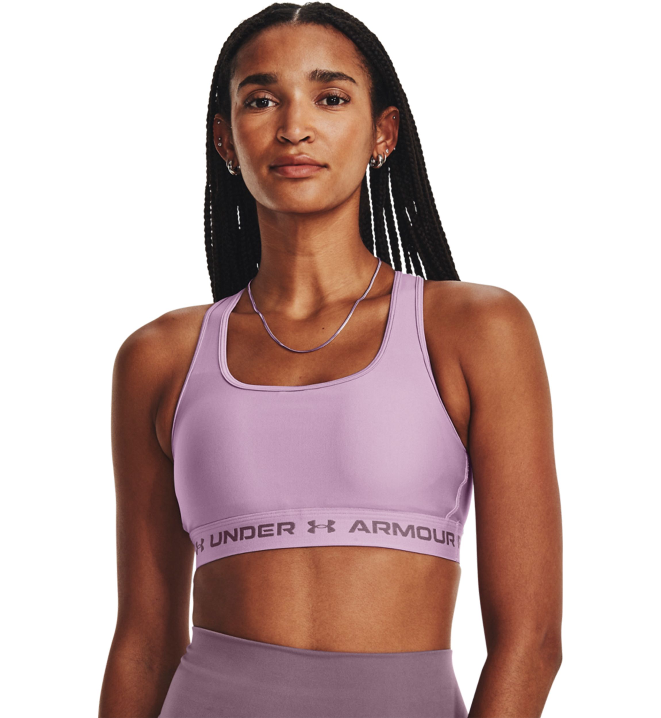 Womens Cross Back Mid Sports Bra