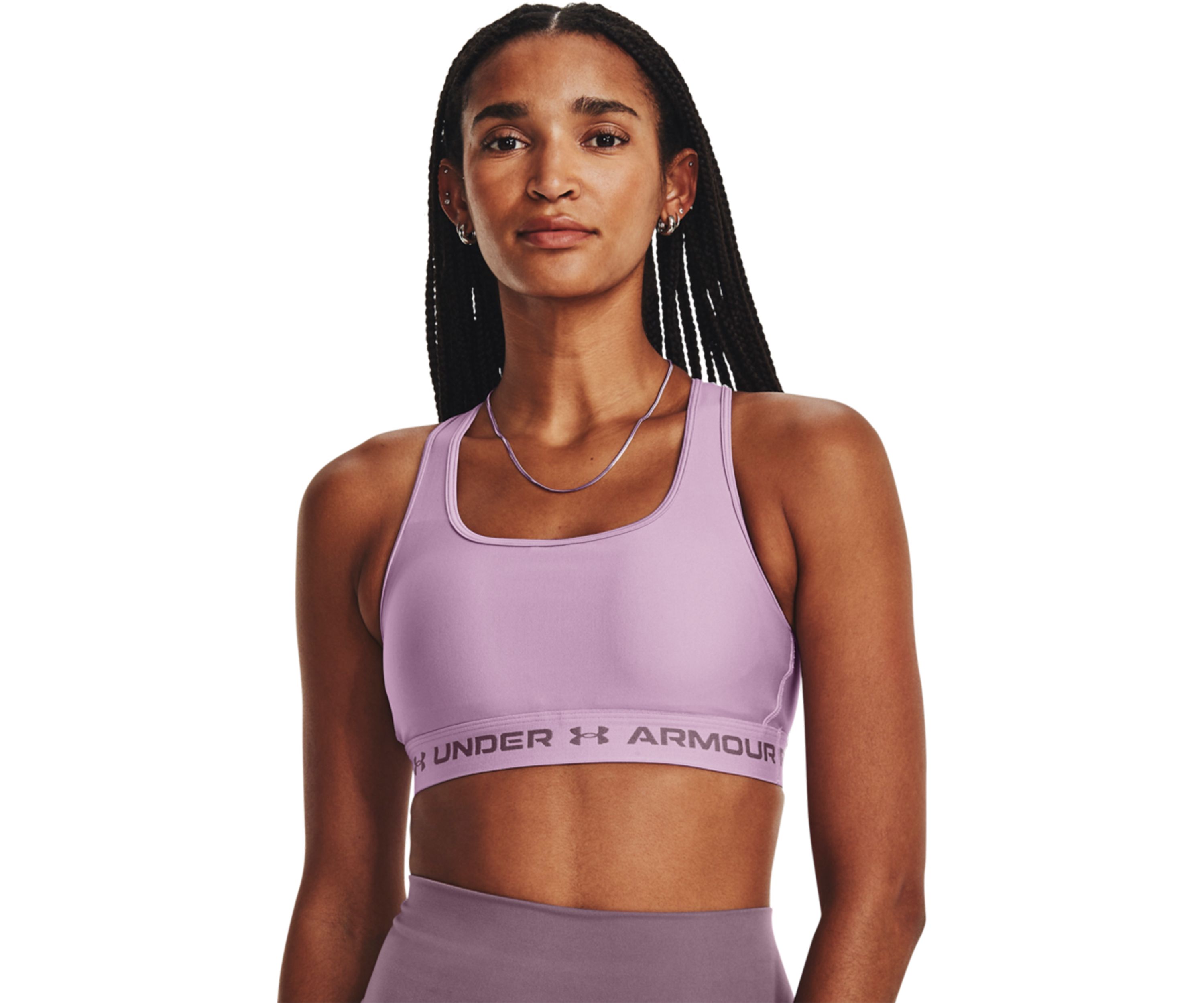 Womens Cross Back Mid Sports Bra