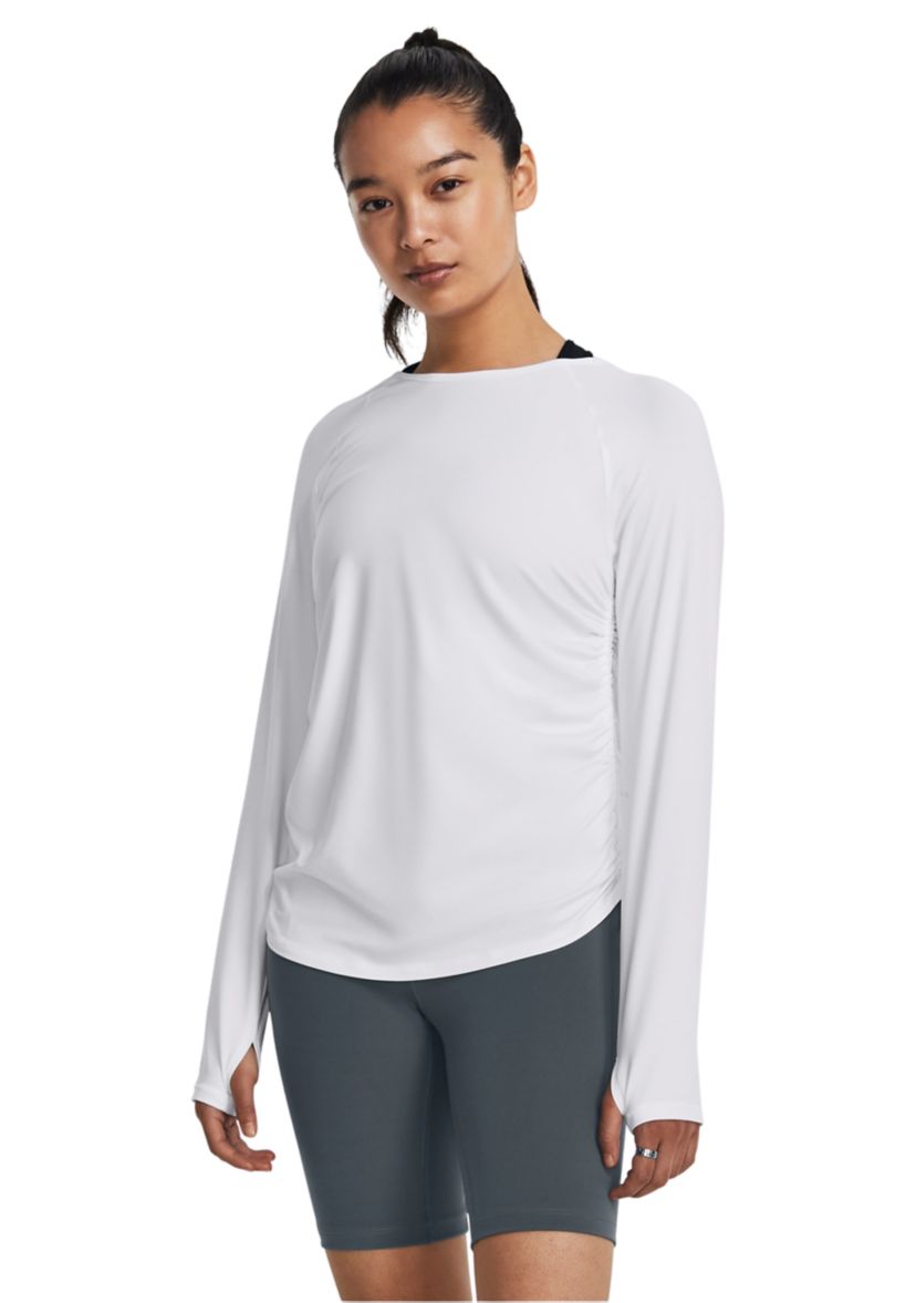 Womens Motion Longline Long Sleeve Shirt