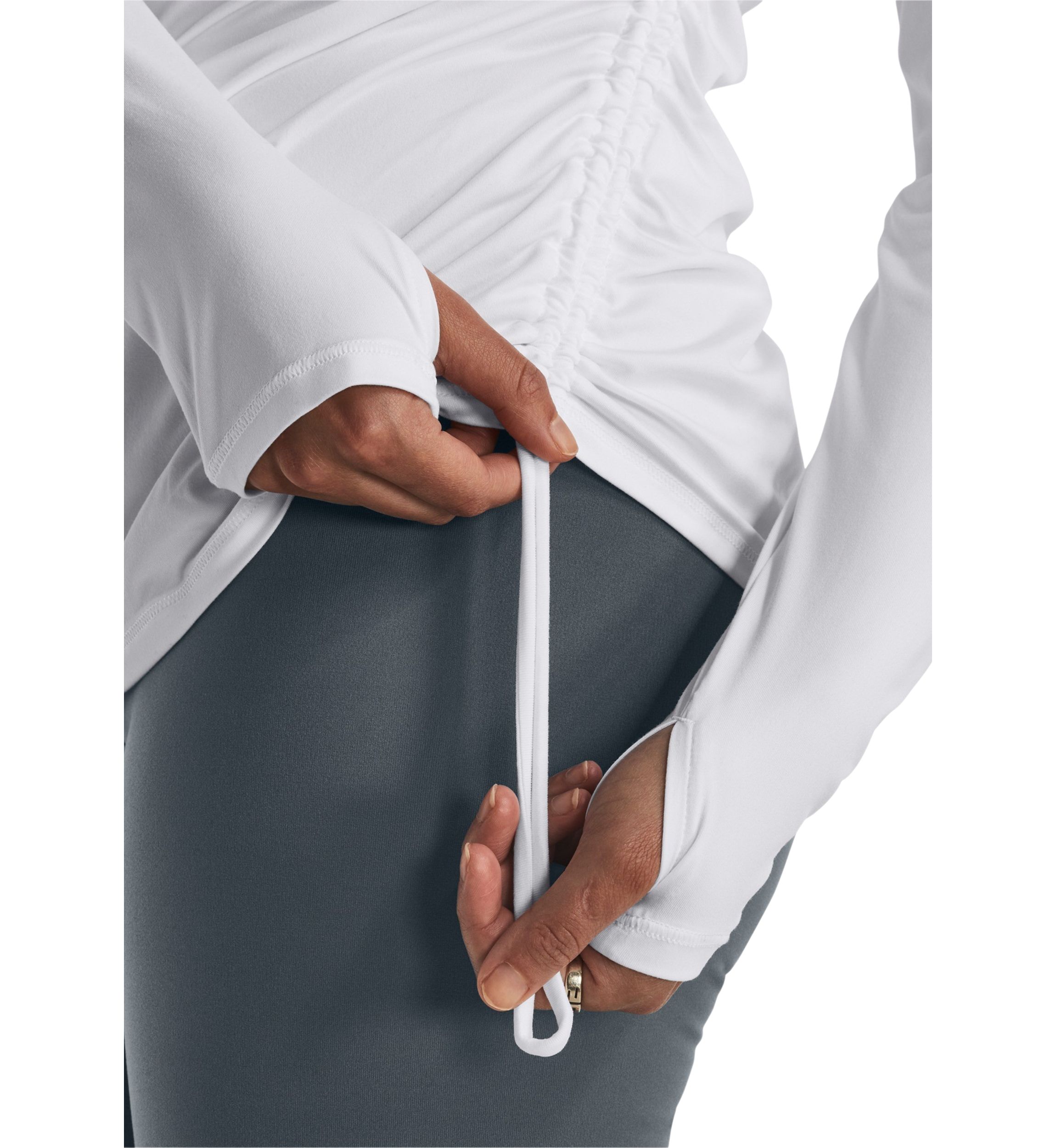 Womens Motion Longline Long Sleeve Shirt