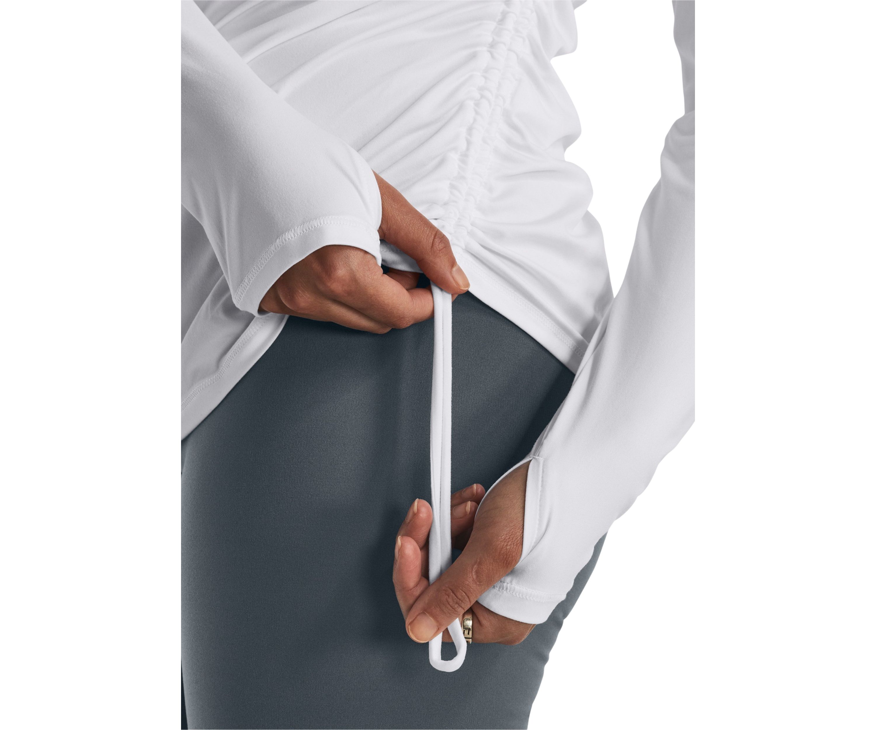 Womens Motion Longline Long Sleeve Shirt